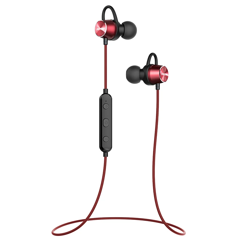 Mpow Bluetooth наушники Портативные Магнитные стерео наушники Беспроводные водонепроницаемые спортивные наушники с микрофоном для бега
