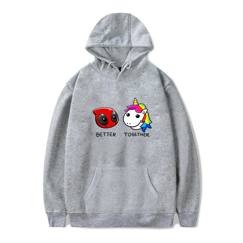 

Autumn Winter Fashion Long Sleeve Hooded Pullovers Deadpool Men/Women Harajuku Hoody Boys/Girls Cotton Streetwear Hoodies