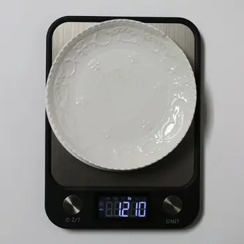 

Stainless Steel Digital Kitchen Food Scale 10Kg/1g Weighing Electronic Scales 37MD