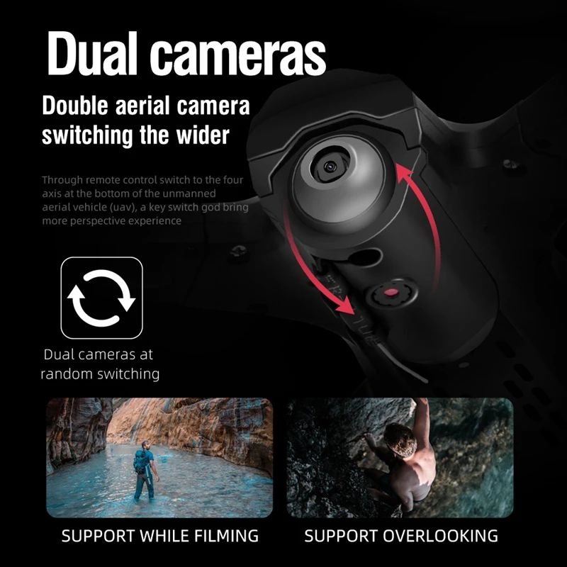 Drones com Câmera Drone Câmera Profissional wi fi Dron Alta Espera Modo Quadcopter Brinquedo hd 2020 Novo Estilo Fpv 4k 9 High Quality Brinquedos e hobbies