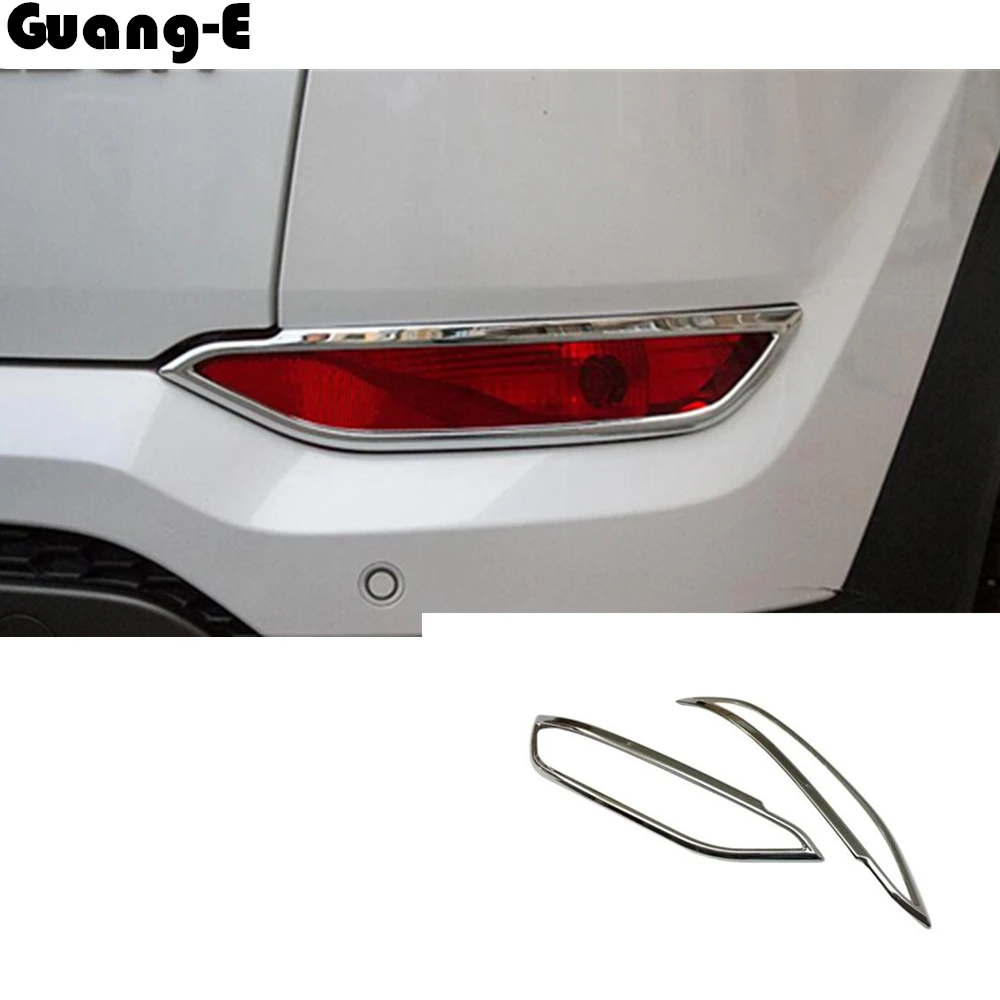 Для hyundai Tucson Автомобильная задняя противотуманная фара накладка на фару рамка палка Стайлинг АБС хромированная Накладка для автомобиля 2шт