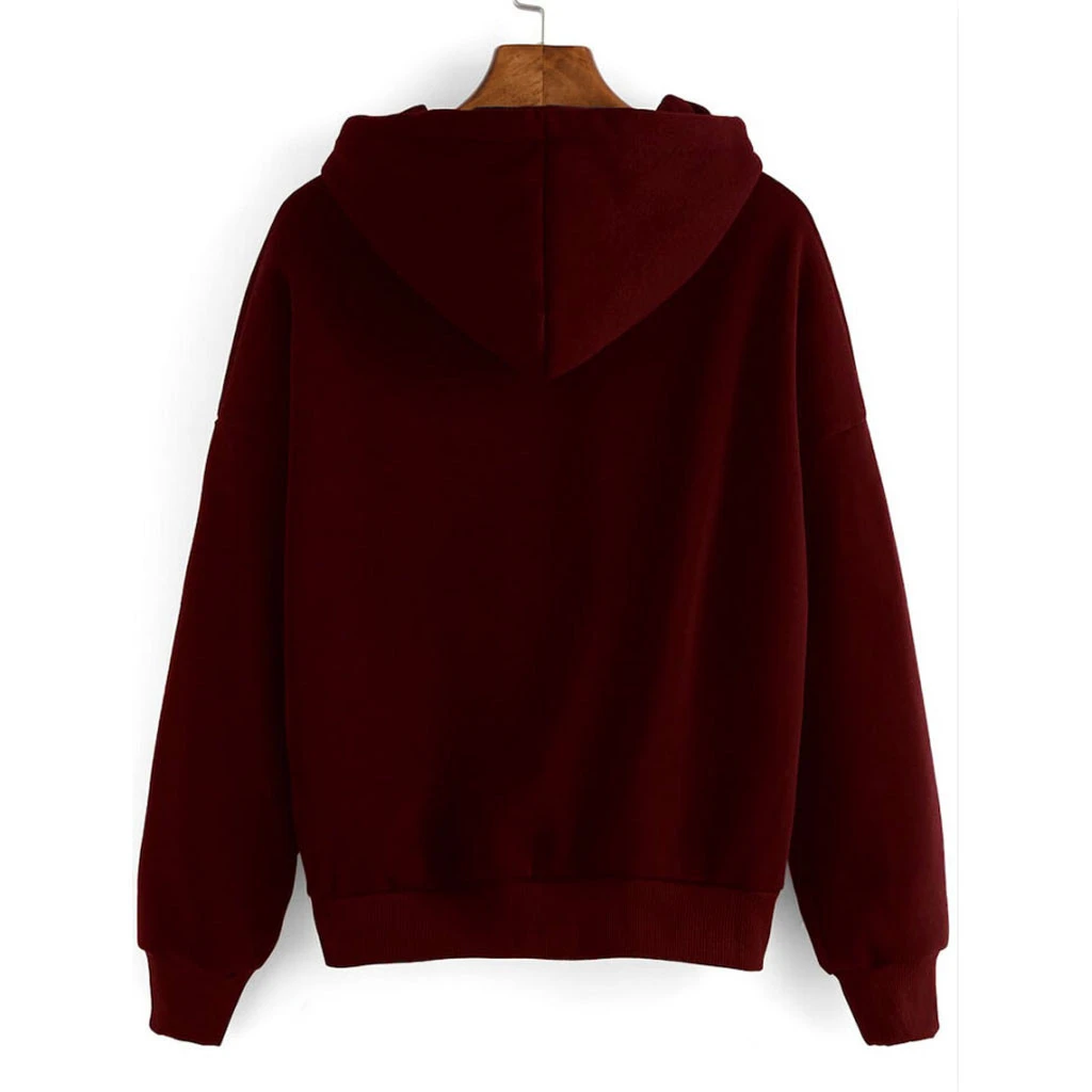 Hoodies Women Sweatshirts Large Size Leisure Printed Long Sleeve Casual Pullover Clothes Soft Cotton Korean Style Ladies 820