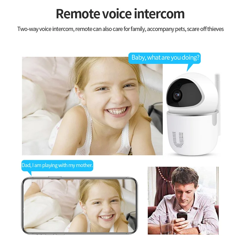 IP камера для домашней системы безопасности Wi Fi 1080P 720P|Камеры видеонаблюдения| |