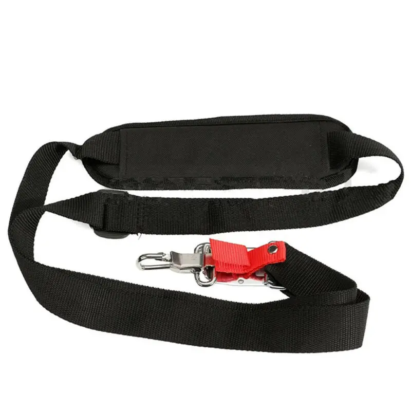 

Durable Lawn Mower Shoulder Harness Strap + Carry Hook Adjustable 91cm Garden Tools Spare Part