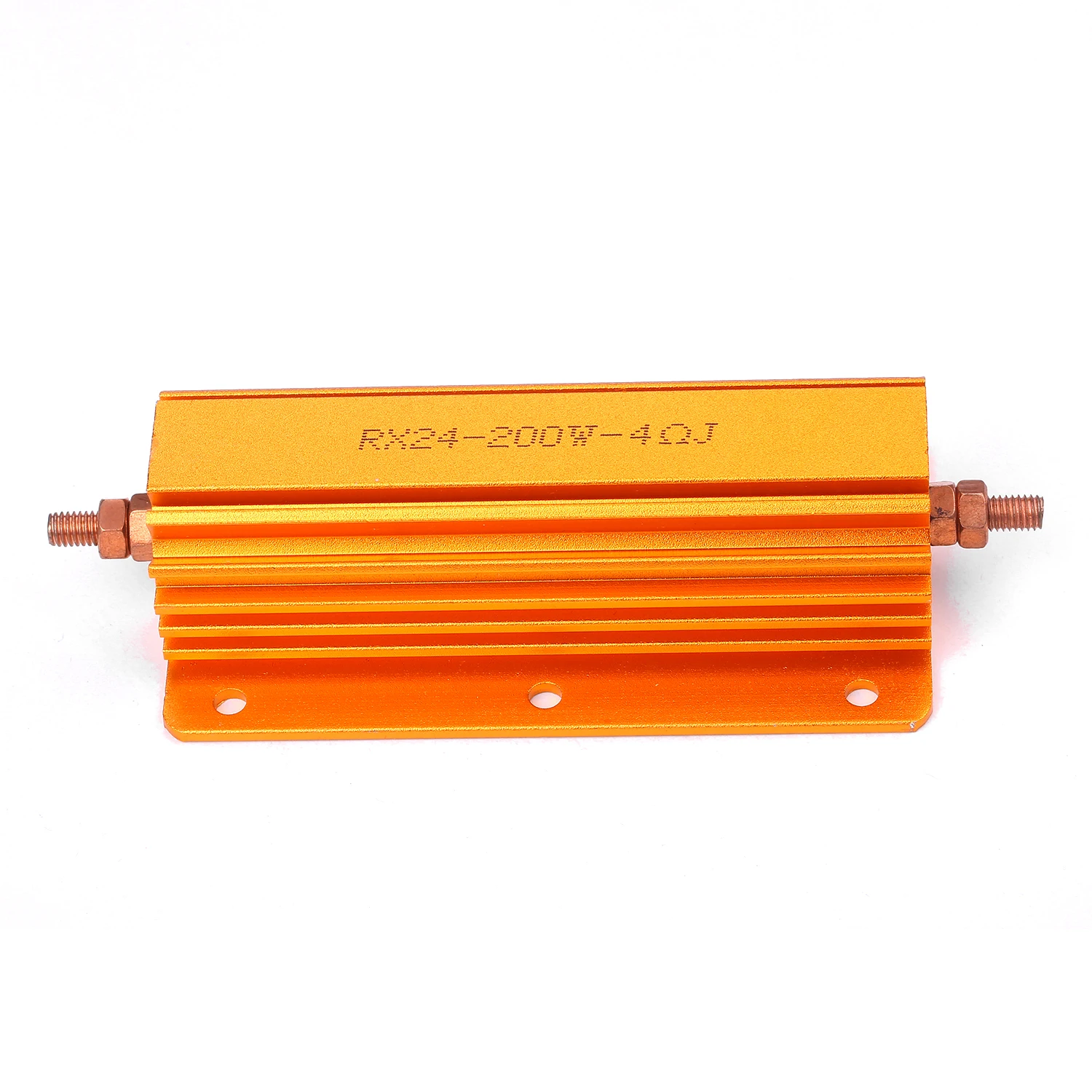 RX24 200 Вт 1ohm/2ohm/4ohm/8ohm/10ohm алюминиевый корпус сопротивление металлическая проволочная обмотка проволока обмотка резистор манекен дорога