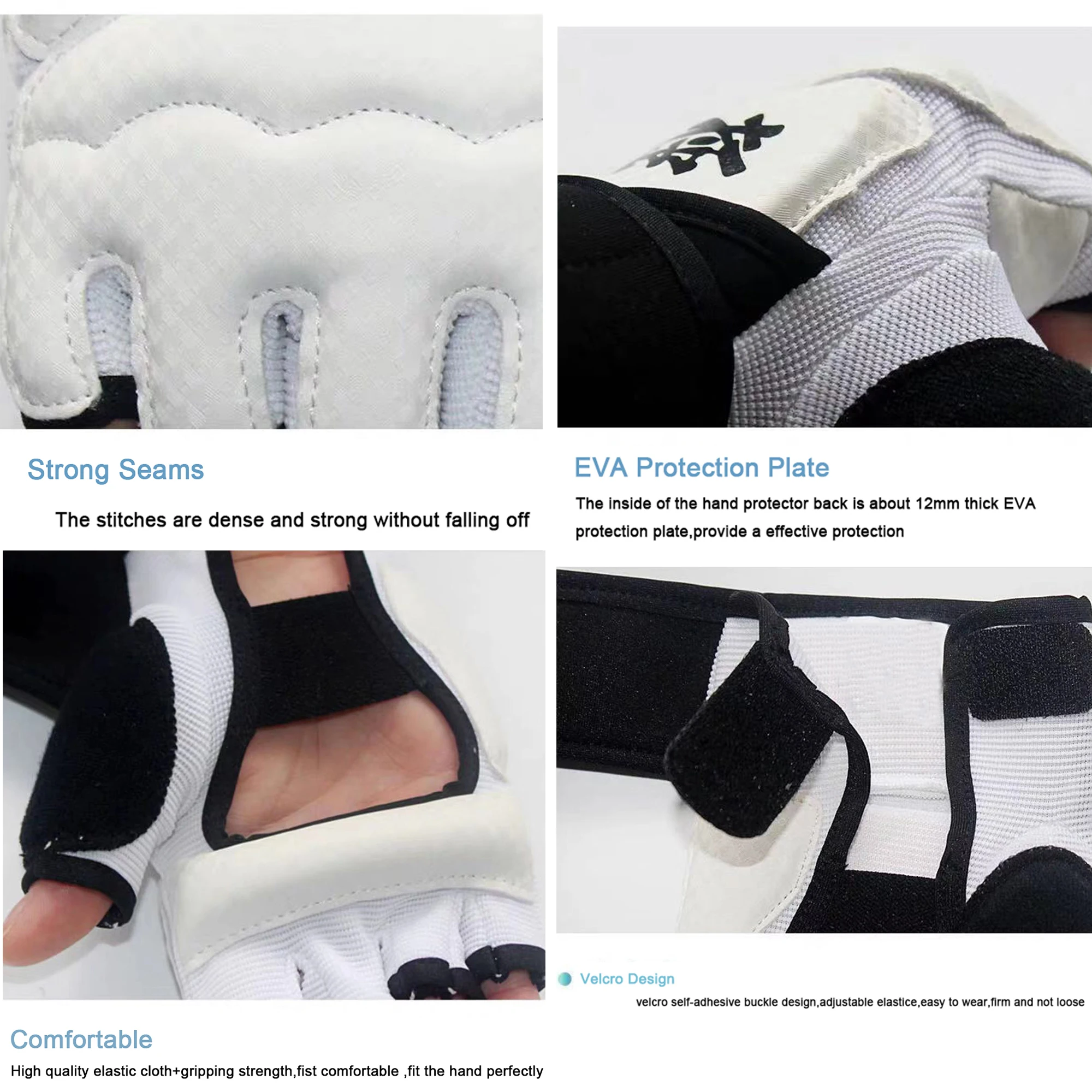 Kyokushin Kai Karate Gloves Specialty Fighting Martial Arts Tranining Hand Protector PU Leather Fitness Boxing Gloves boxing gloves martial arts protector
