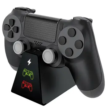 

Universal Fast Charging PS4 Dock Dual Controllers Charger Charging Station Gamepad Stand Holder LED for PS4/Pro/Slim
