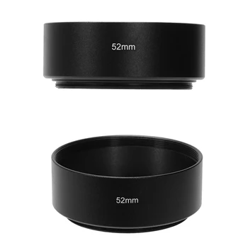 

2 Pcs Mount Standard Metal Lens Hood for Canon Nikon Pentax Sony Olympus, 52Mm & 55Mm