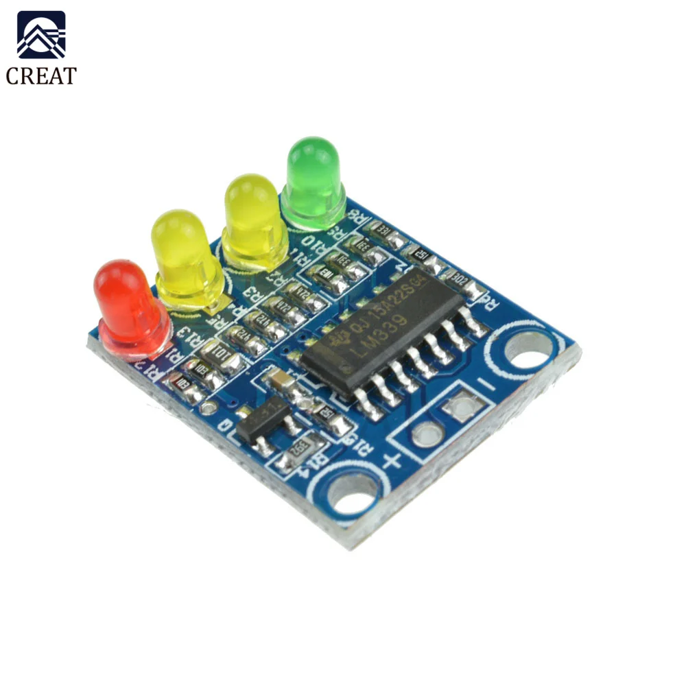 Индикатор заряда батареи 12 В 4 светодиода для Arduino | Электронные компоненты и