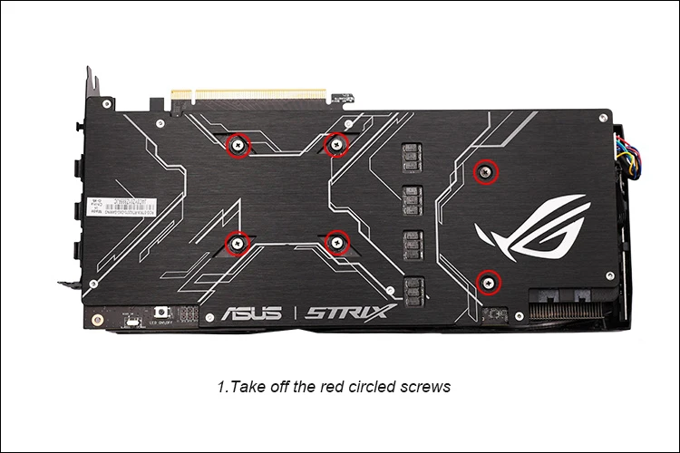 GPU курган с водяным охлаждением радиатор для ASUS ROG STRIX RTX2070 8G/A8G/O8G GAMING поддерживает синхронную материнскую плату BS-ASS2070-PA