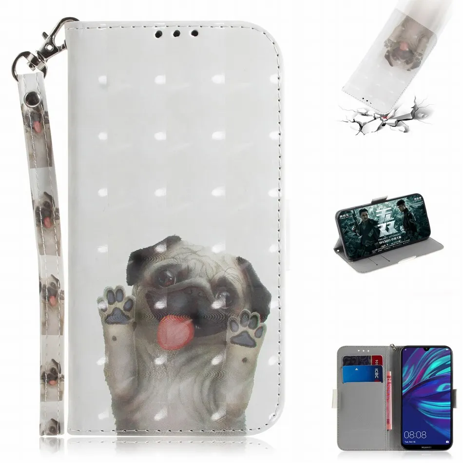 Кожаные чехлы для фотографий Huawei Mate 10 Lite 20 20X P Smart Plus 2019 2018 P20 P30 Pro Nova 3 3i 3e 4 4e Flowers Capa