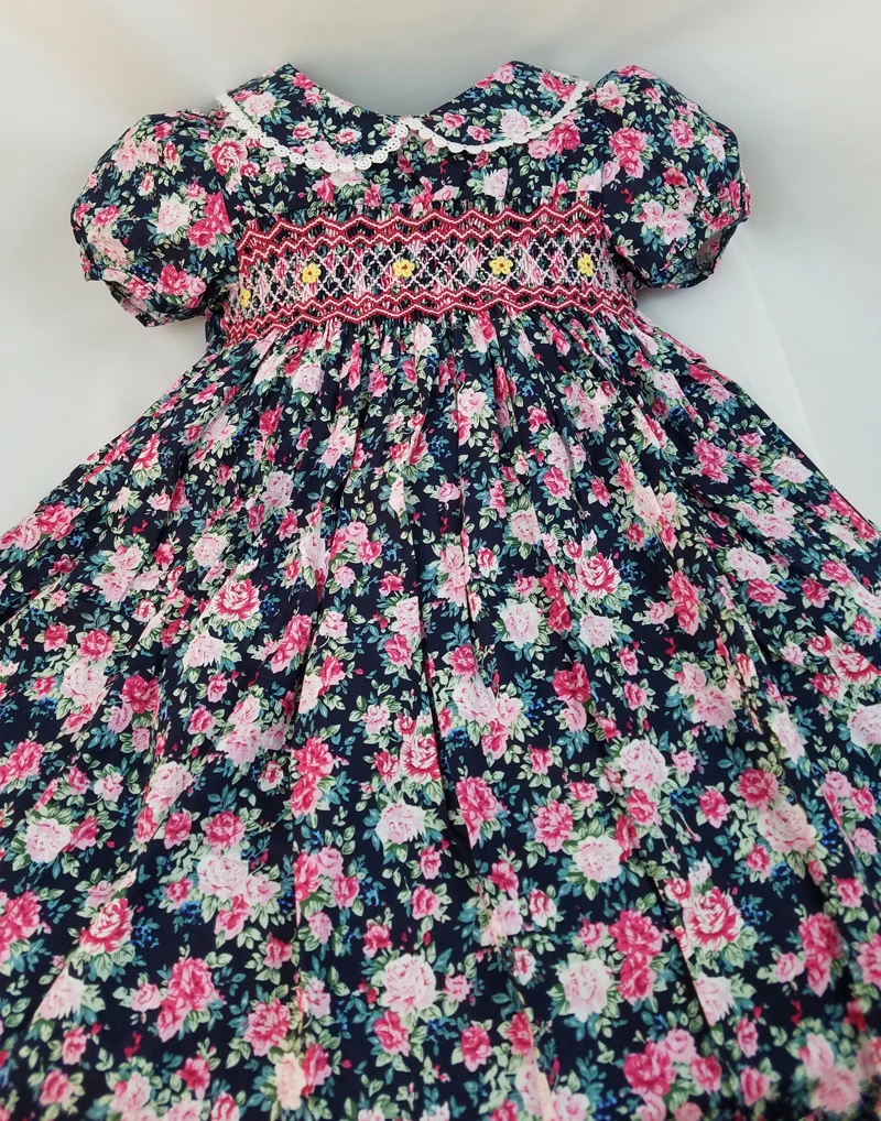 Коллекция года, весенне-летние платья с вышивкой для девочек детское платье с цветочным принтом для девочек, праздничное платье принцессы с рюшами