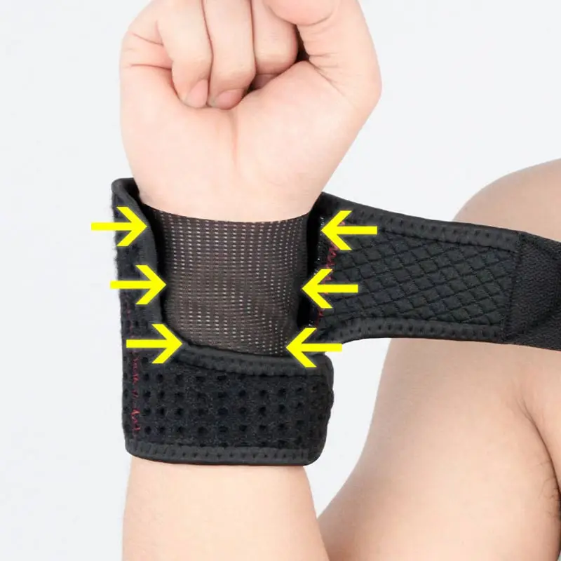 Adjustable Sport Wristband Breathable Wrist Suppor Warps Bandage Basketball Weightlifting Gym Workout Wrist Protective Gear 2Pcs