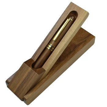 

Walnut Wood Stationery Set Pen With Foldable Pencil Case Nature Wood Stationery Set Office School Supplies Writing Supplies Gift