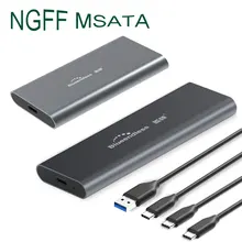 Carcasa de aluminio para Disco Duro de alta velocidad, Carcasa de Disco Duro de 1tb con puerto Usb 3,0, tipo c, Sata, nueva