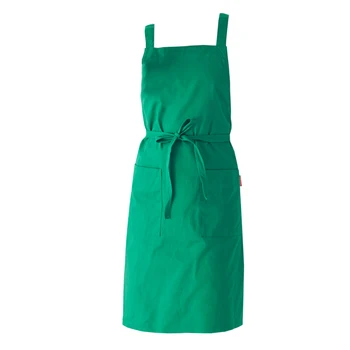 

Apron waterproof oil-proof cotton Japanese style home kitchen work waiter men and women milk tea shop custom LOGO printing