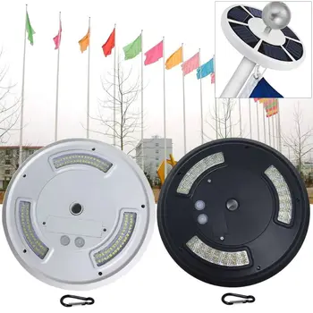 

111 LED Solar Power Flag Rod Lights Tent Emergency Lamp Flashpole Night Light 11UA