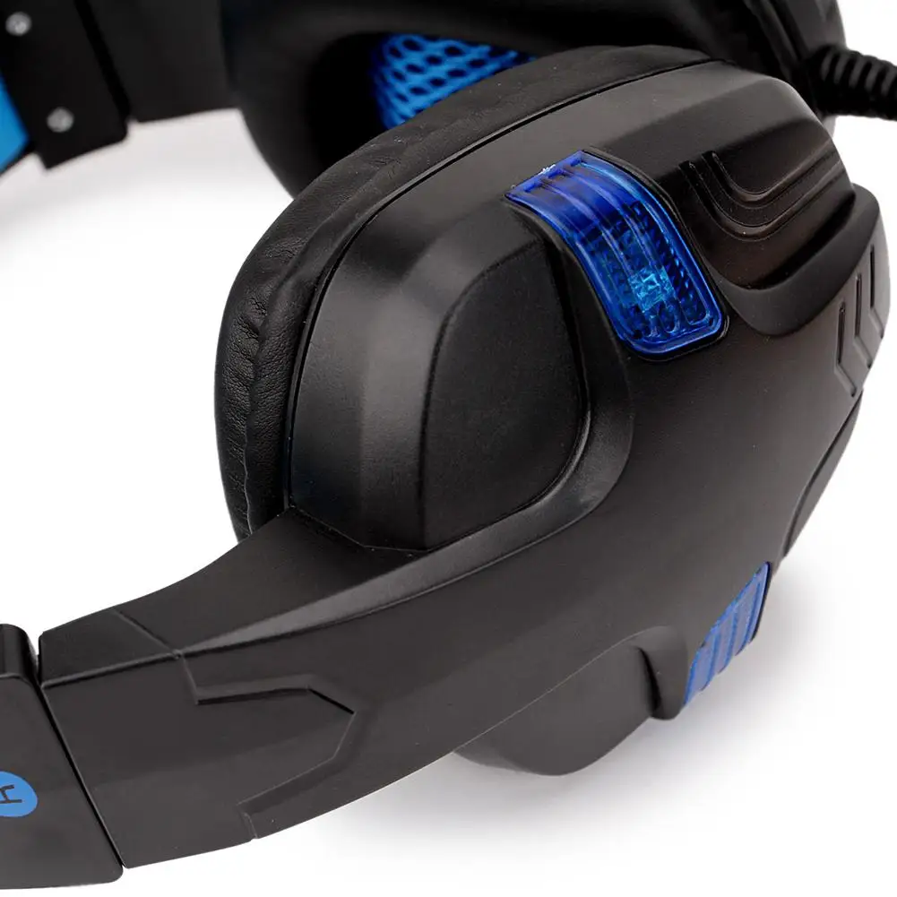 MeterMall игровая гарнитура глубокий бас стерео компьютерные игровые наушники с микрофоном светодиодный светильник