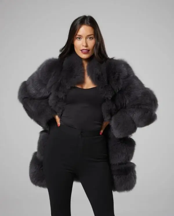 High Fashion Warm Thickness Winter Coat Women Loose Luxury Lady Natural Real Fox Fur Women Coat Quality New Women Warm Fur Coat