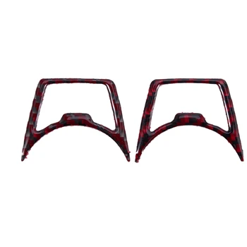 

for Ford Mustang Car Interior Decoration Carbon Fiber Headlight Switch Buttons Trim Stickers Car Accessories 2015-2019