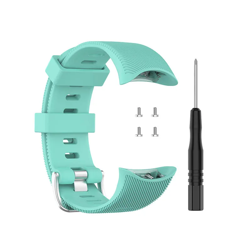 Duck green Силиконовый ремешок для Garmin forerunner 45 45S наручный ремешок на замену для Garmin forerunner 45 45S ремешок для часов умные аксессуары - Цвет: Duck green