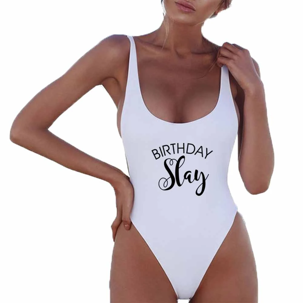 birthday slay bathing suit