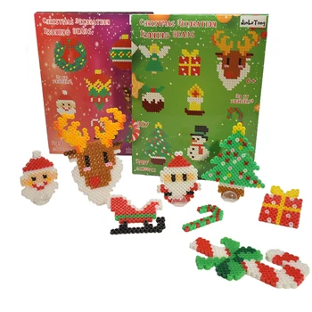 

5mm hama beads colorful beanie set series about 1200pcs nine different patterns children's educational DIY handmade toy set