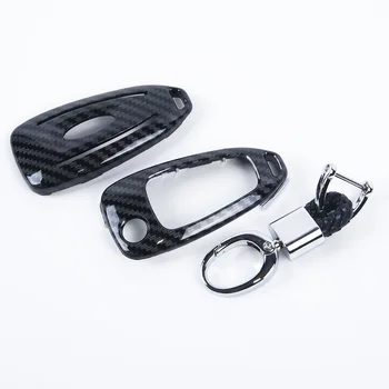 

Chain Car Key Case Shell Protector Housing Scratch-resistant Ring Cover For Ford Focus/Kuga/Escape 2013-2019
