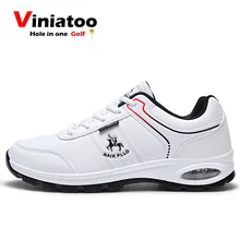 Белые мужские туфли для гольфа, брендовые уличные профессиональные кроссовки для гольфа, Нескользящие, размеры 39-44, спортивная обувь для мужчин, тренировочные спортивные кроссовки