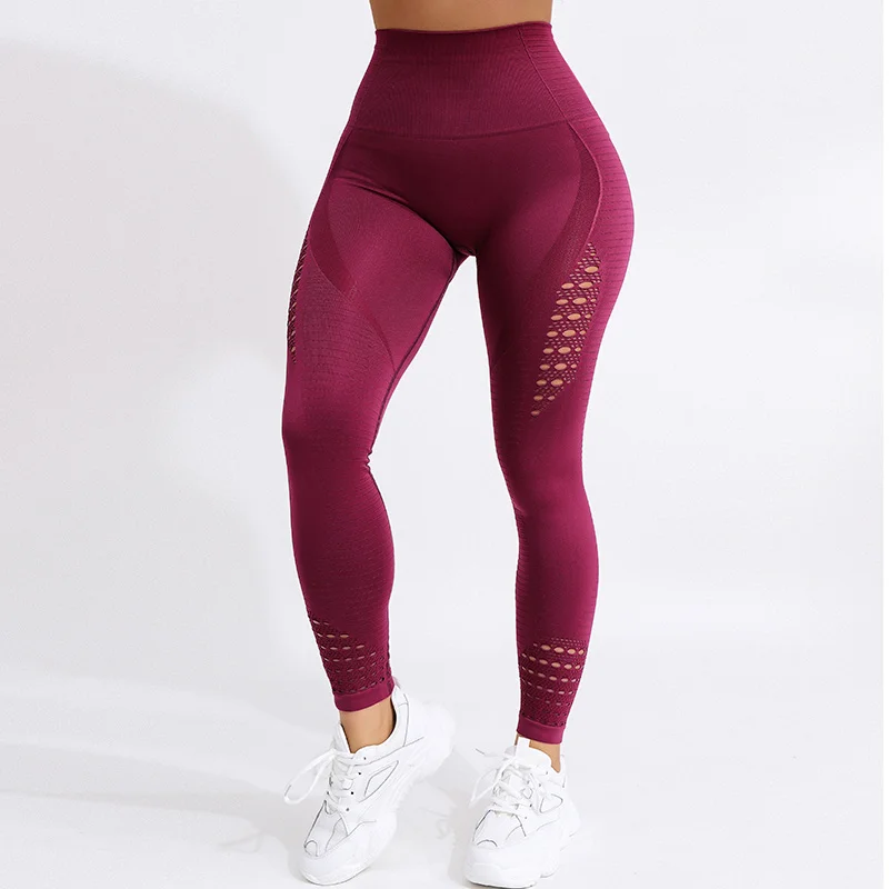 Low Cost Fitness Clothing Training-Pants Leggings Women Mesh Seamless Push-Up Workout High-Waist 4001090786212