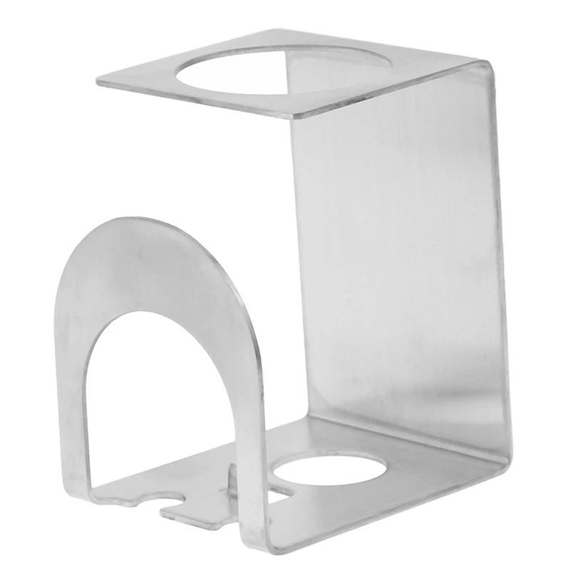 

Wall Mounted Toothpaste Self Adhesive Accessories Toothbrush Holder Mug Bathroom Multi-Purpose Holes Stainless Steel