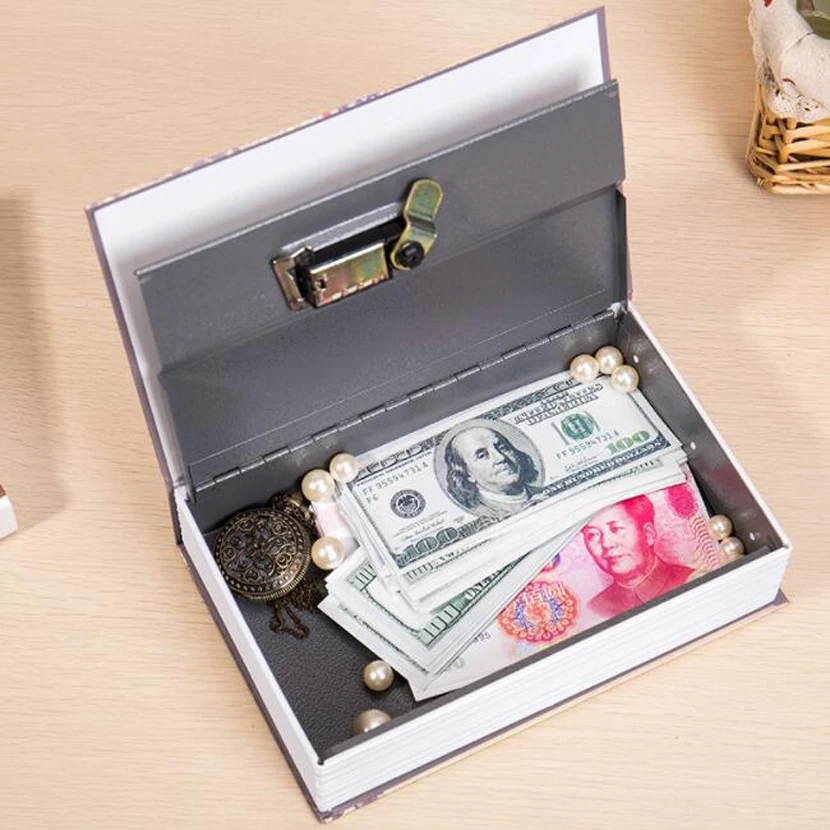 Safe Box Piggy Bank Secret Book For Coin Money Stash Security Hidden Safes Cash Money Storage Jewellery Digital Password Locker