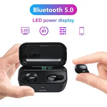 

G6S Wireless Bluetooth 5.0 Hands-free Digital Display Stereo Earphones Earbuds For Mobile Phone BluetoEoth arphones