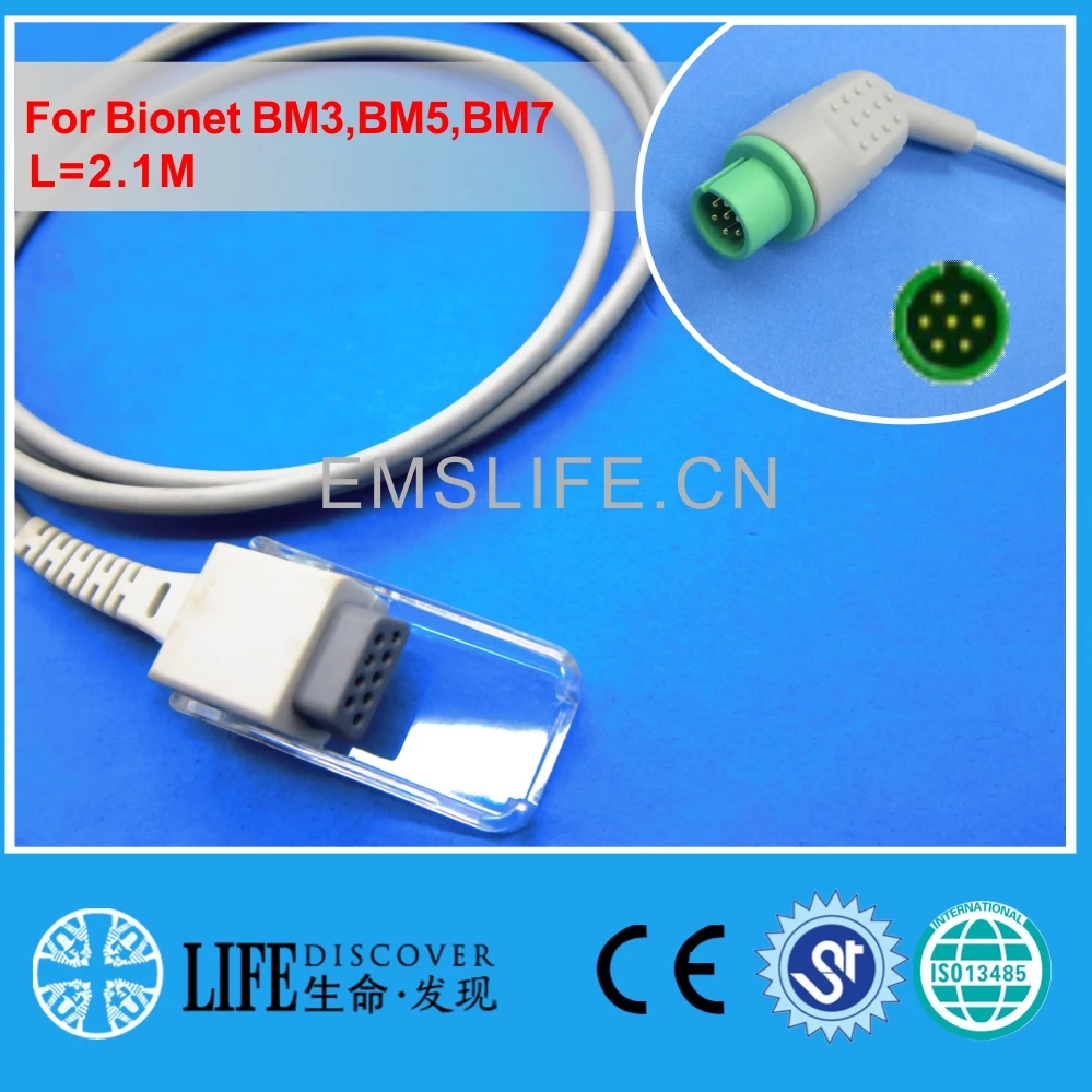 

spo2 sensor extention cable for bionet 7 pin
