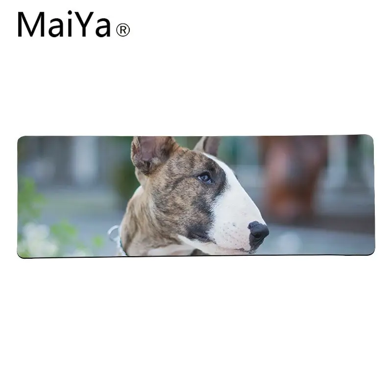 Maiya высокое качество бультерьер собака большой коврик для мыши ПК компьютерный коврик большой коврик для мыши клавиатуры коврик - Цвет: Lock Edge 30x80cm