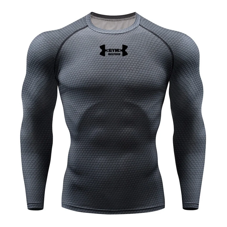 Мужской брендовый спортивный костюм, быстросохнущая одежда для бега, фитнеса, тренажерного зала, фитнеса, тренировочная одежда для мужчин - Цвет: 11