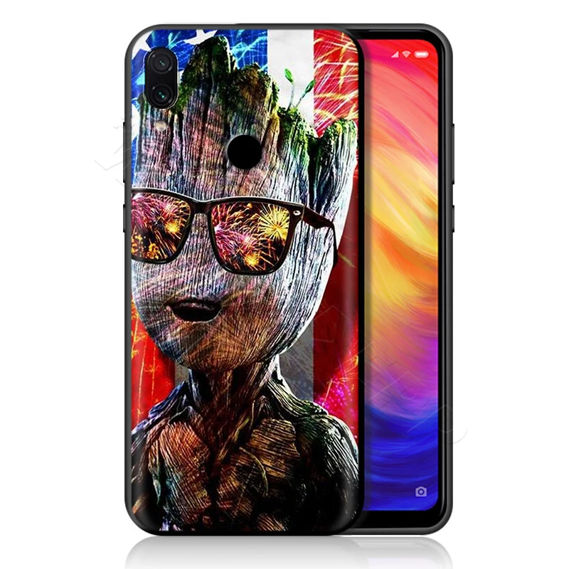 Хранители Groot чехол с принтом Marvel для спортивной камеры Xiao mi Red mi Note 8 mi, возраст 3, 6, 8, 9, A1 A2 A3 8A 6X9 T CC9 Lite SE Pro Max F1 10 - Цвет: 6