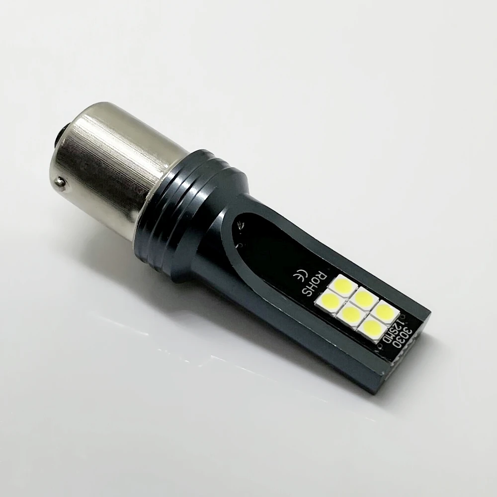 2 шт. P21W BA15S 1156 12SMD светодиодный автомобильные лампы 3030 Автомобильные стоп-сигналы