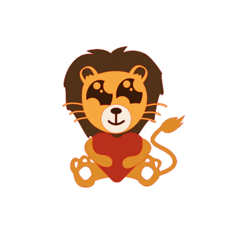 DiyArts Lion Hug with Heart Metal Cutting Dies Stencils for DIY Scrapbooking Decoration Embossing Handcraft Die Cut 2019 |