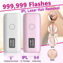 Белый/розовый 36 Вт ЖК-дисплей IPL эпилятор постоянное лазерное удаление волос 999999 импульсов вспышка Depilador лазер бикини фото эпилятор