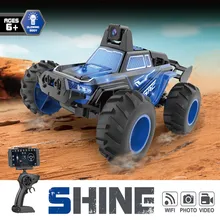 

RC Car with Camera WIFI FPV HD Mini Off Road High Speed LED Radio Remote Control Cars Climbing Children VR Toys Kids Gift Boys