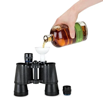

Secret Binocular drinks Flask 16oz whisky pot dispenser water bottle Travel hip flask portable outdoor Festivals Sporting Events