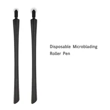 10 шт./кор. 7 мм/10 мм Одноразовые, для микрообработки по индивидуальным заказам с роликовые иглы 3D вышивка краска для тату ручка-держатель игл для макияжа бровей