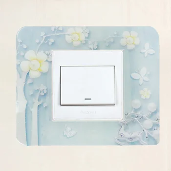 

Switch-Stickers Decorative-Switches Bedroom Living-Room Dustproof-Protective-Cover