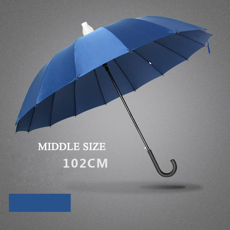 E-FOUR зонтик для автомобиля-24 ребра прочный Ветрозащитный зонтик долговечность протестирован 10000 раз высокое качество и простота переноски для путешествий - Название цвета: Синий