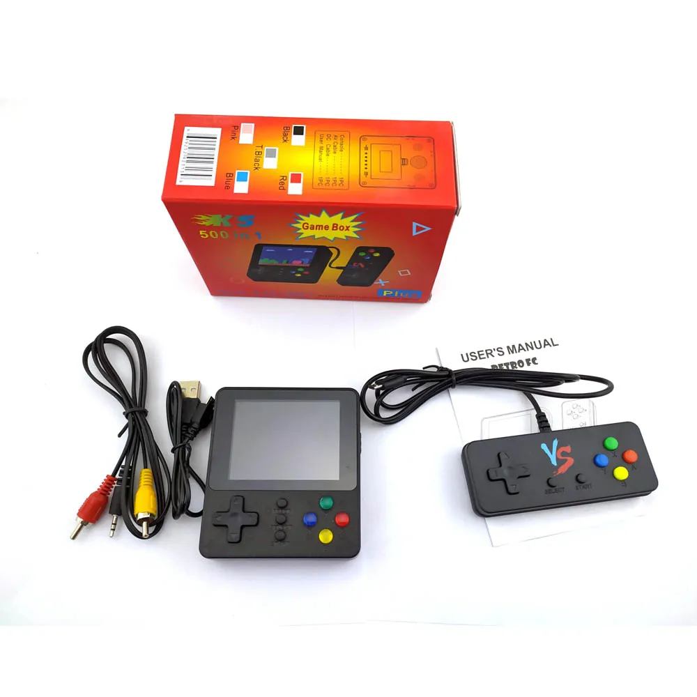 New Super K5 500 Games Mini Handheld for FC Game Console inch