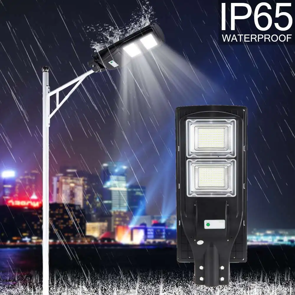 

80W 120W Led Solar Street light Lamps Light+Ra dar Motion Sensor Outdoor Led Solar Light Waterproof Led Street Garden Wall Lamps