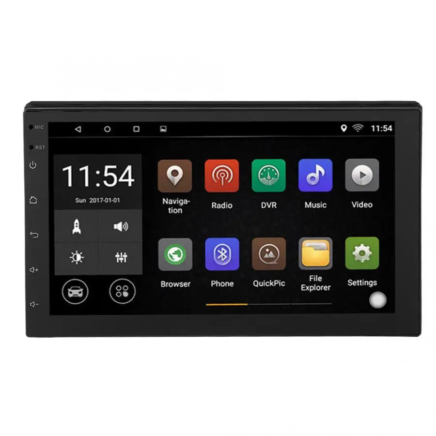7&quot WIFI Double 2 Din Car Radio Stereo Multimedia Bluetooth Player GPS Antenna 1+16G for Android Music | Электроника