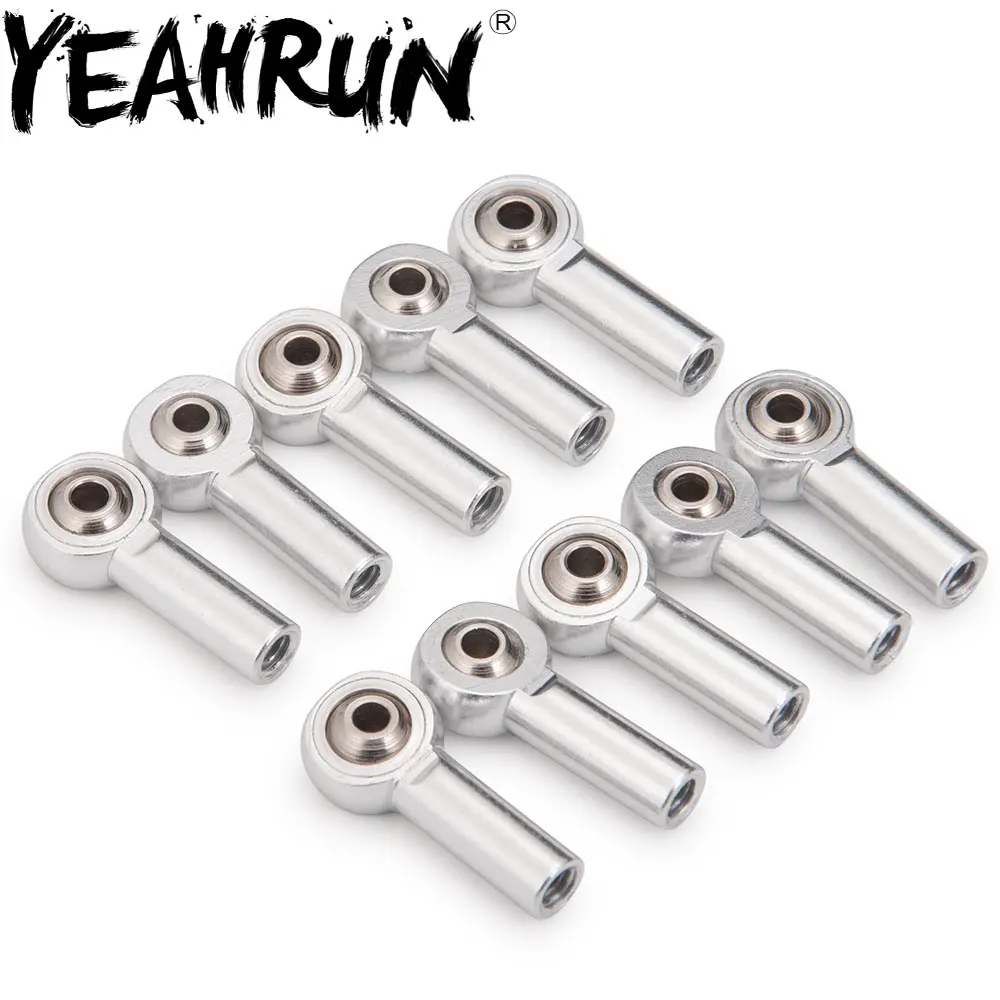 

YEAHRUN M4 Ball Head Aluminum Link Track Rod End Ball Head Holder Tie Rod End Hole For RC Car Buggy Crawler Car