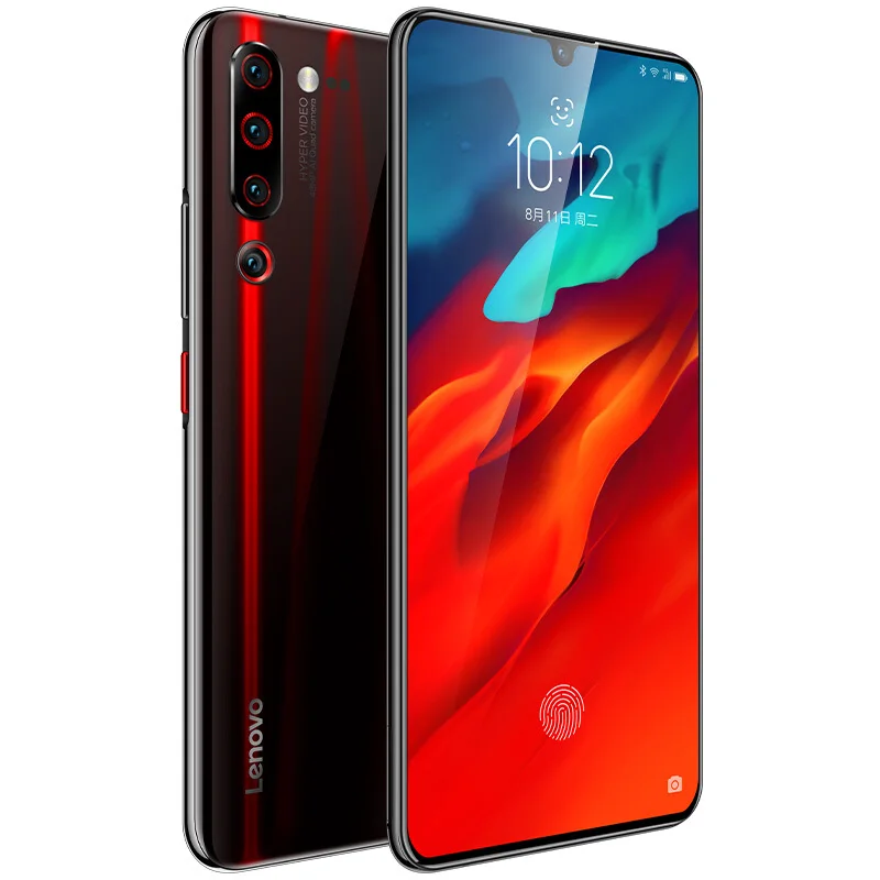 Lenovo Z6 Pro L78051 8 Гб 128 ГБ глобальная ПЗУ Восьмиядерный игровой телефон Snapdragon 855 6,3" OLED 48MP четырехъядерный смартфон 4000 мАч